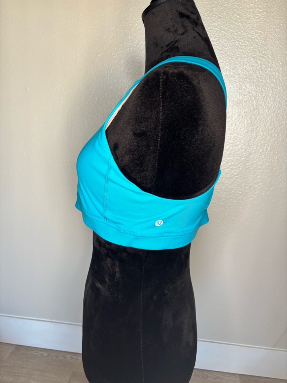 lululemon athletica Teal Scoop-Neck Sports Bra Size 12 - Picture 2 of 6